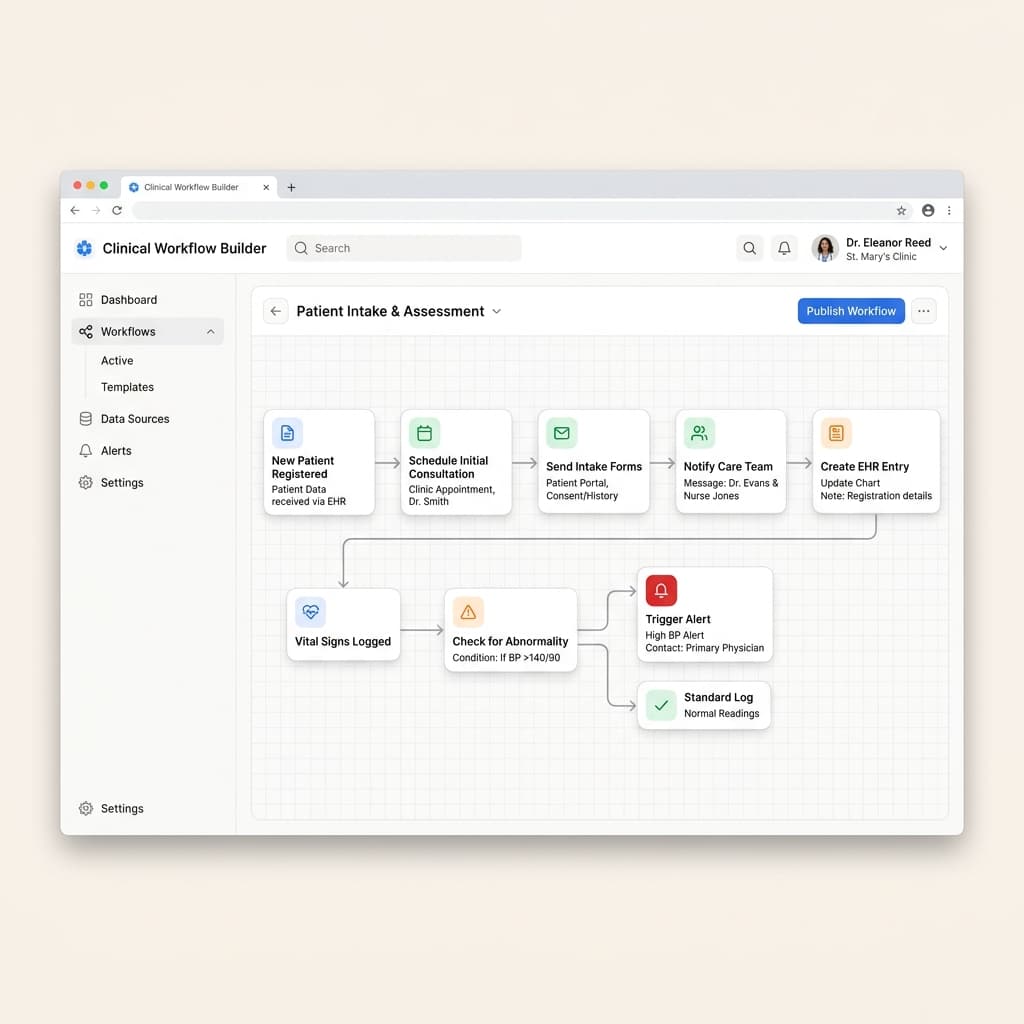 Referral Management Agent interface preview